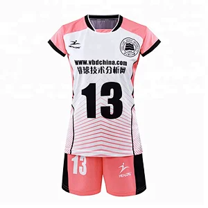 Custom Sublimated New Style Professional Women Volleyball Uniform Designs