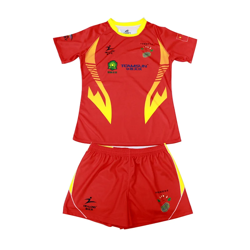Sublimation Rugby Jerseys Sports Cheap Rugby Uniforms