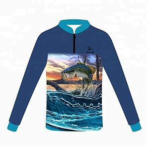 Factory Sale Cheap Polyester Sample Free Custom-Made Fishing Shirt