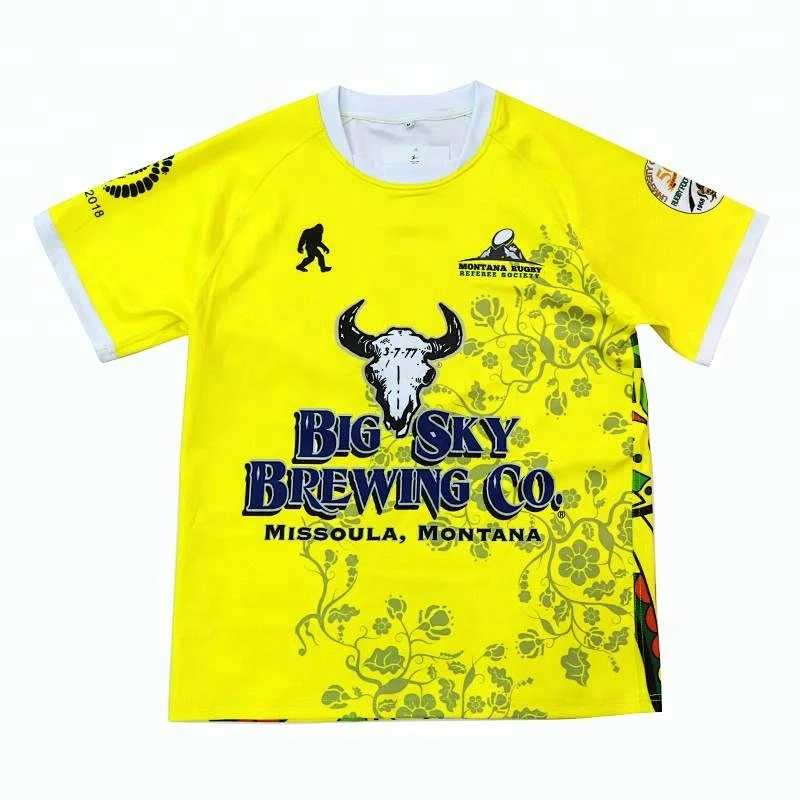 Colorful Design Custom Cheap Sublimation Rugby Jerseys Shirts