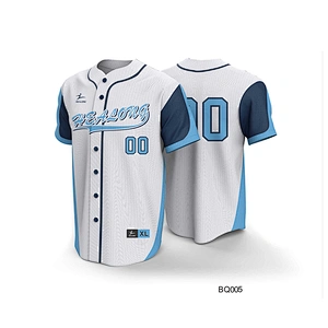 Fast Delivery Custom Printing  Baseball Jackets Sublimation Baseball Jersey Blank