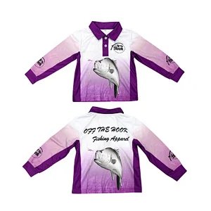 100% Polyester Latest Design Fishing Apparel Sport Jersey Custom Fishing Shirts