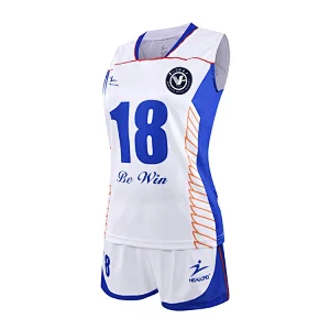 Healong Sublimation Youth Volleyball Jersey Sleeveless Women's Volleyball Uniform Custom Volleyball Jersey For Sale