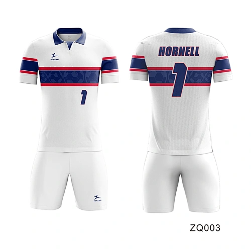 Breathable School Style  Soccer Football Team Wear Sportsuit Quick-Dry Running Jersey