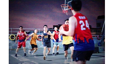 The expected Healong staff 3V3 basketball game has finally started