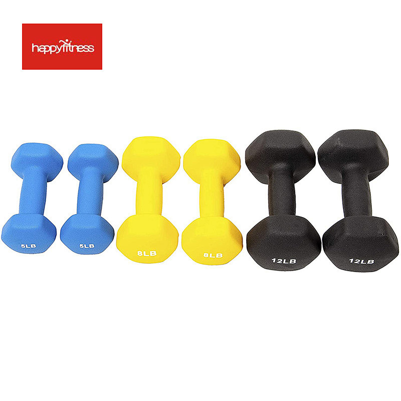 10kg chrome dumbbell set