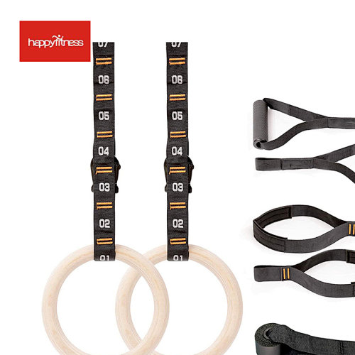 dajustable wooden Gym Ring