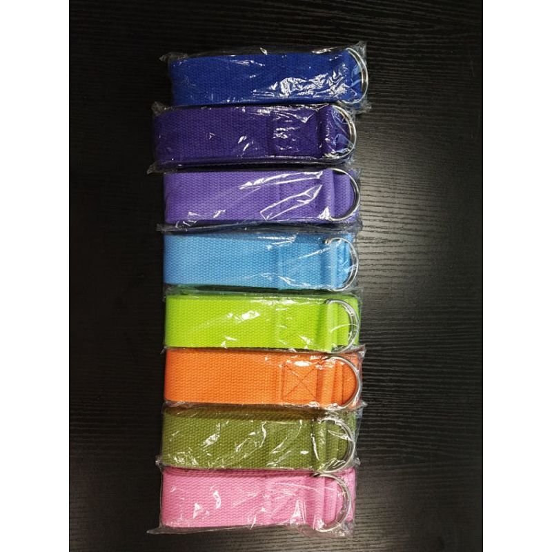 Yoga strap for stretching