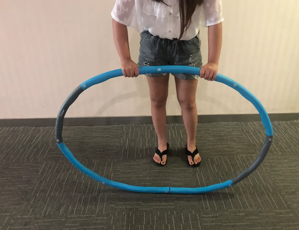 weighted hula hoop ,hula hoop,adjustable hula hoop,plastic hula hoop,8 section hula hoop ,detachable hula hoop,foam hula hoop