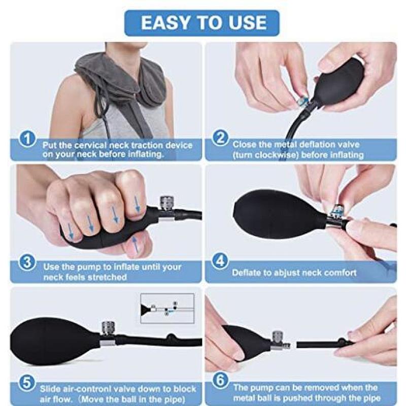 inflatable neck pillow