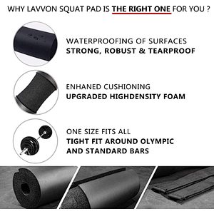 Foam Barbell Pad for Squats Cushion