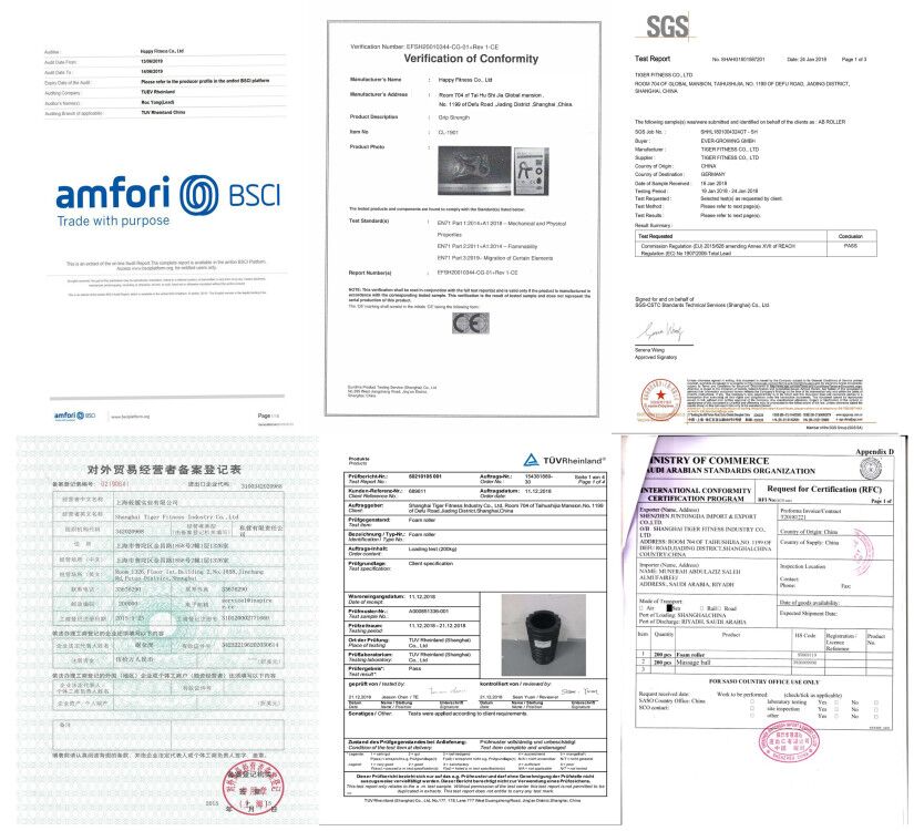 factory certificate