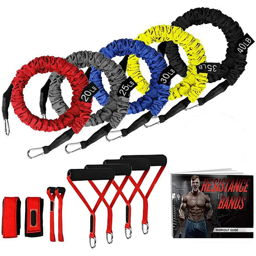 11pcs resistance tube factory ,wholesale resistance bands supplier