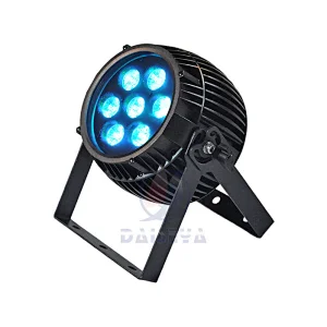 Outdoor rechargeable wireless par can light with flight case