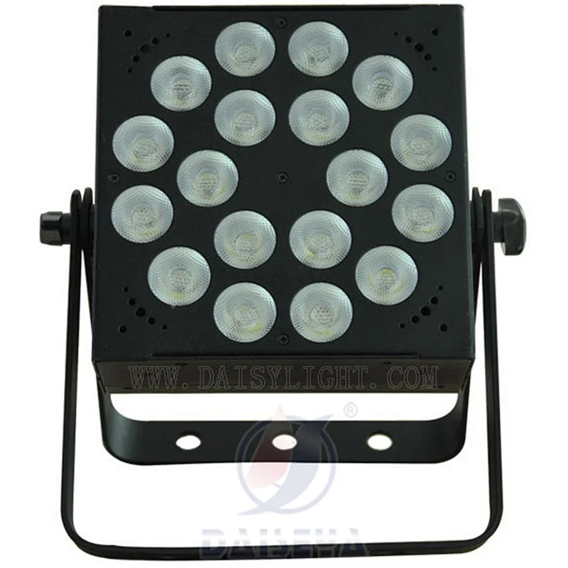 18*8W 4in1 IP20 DMX512 Indoor outdoor  Disco Party Led Flat Par stage light for sale