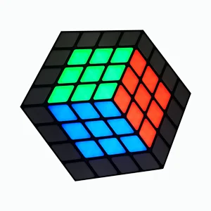 RGB Decorated party projection color changing DMX colorful LED cube light