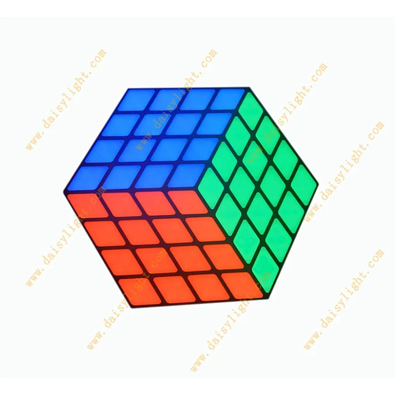 led cube plate lamp RGB 3in1 stage light for party disco