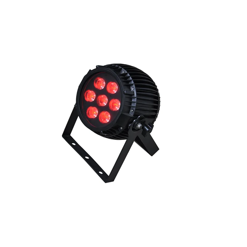 Guangdong Outdoor LED battery wireless par can stage light 7pcs*12W RGBWA UV IP65