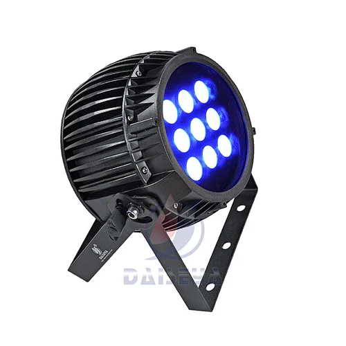 New product ideas 2019 wireless battery powered 9x8w 4in1 flat outdoor led par