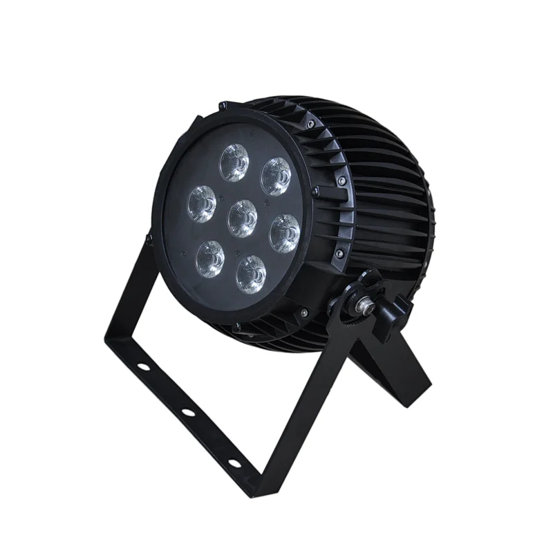 Guangdong Outdoor LED battery wireless par can stage light 7pcs*12W RGBWA UV IP65