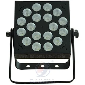 Professional 18*8W 4in1 IP20 DMX512 Indoor Disco Party Led Flat Par stage light