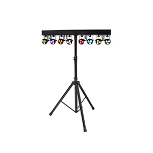 180W Portable DJ Lighting Kit Disco Party Light Effect Bar System with LED and RGBWUV Wash Par