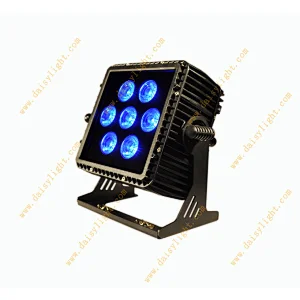 Christmas show Outdoor led square stage light with battery