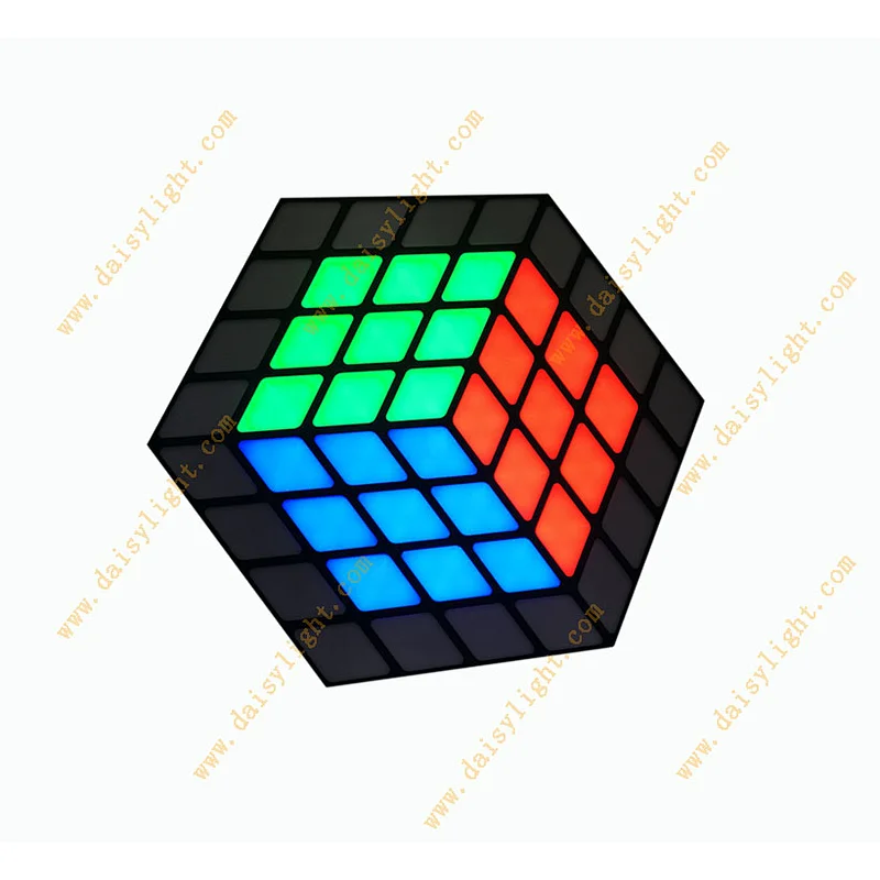 led cube plate lamp RGB 3in1 stage light for party disco