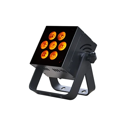 Rgbaw Uv Color Mixing Dmx512 Design Patent 7*12w High Power Led Indoor Par Light