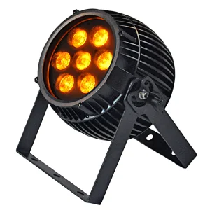 LED rechargeable par can 7pcs*12W RGBWAWUV 6-in-1