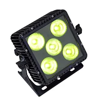 DMX512 Waterproof LED Flat Par Can StageLight RGBWA UV Lemon 7 IN 1 IP65