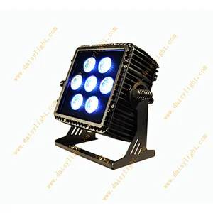 Christmas show Outdoor led square stage light with battery