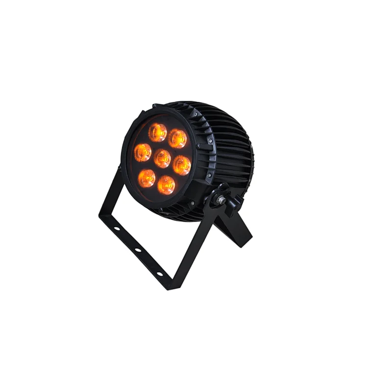 Guangdong Outdoor LED battery wireless par can stage light 7pcs*12W RGBWA UV IP65
