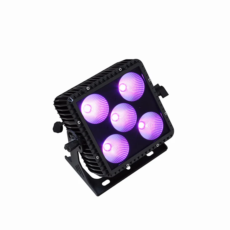Waterproof IP65 COB LED Flat Par Stage Light DMX RGBWA