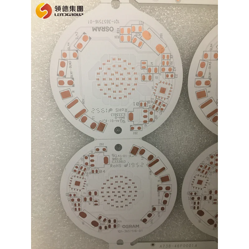 aluminum 5052 single sided pcb