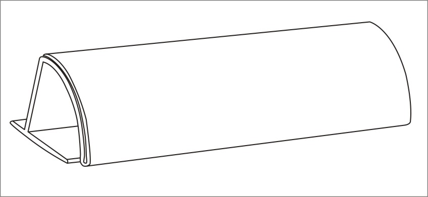 Adhesive curved data strip for shelf - Ningbo Tianjie