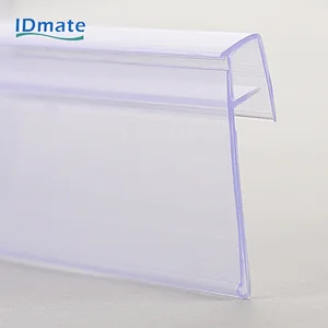 Clear Plastic Label Holder For Wire Shelf Retail Price Tag Label For Basket