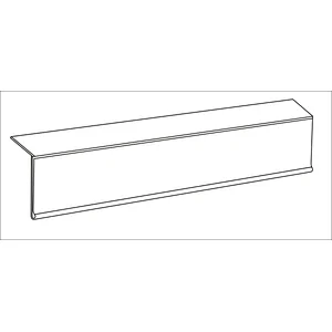 PVC Extrusion shelf edge data strip