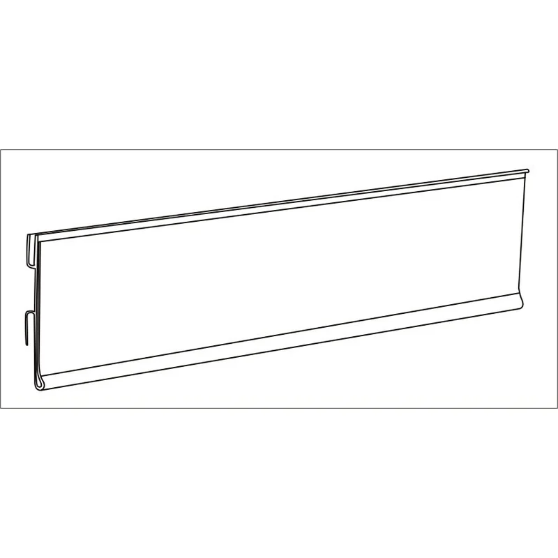 Price Channel Data Strip for C-Channel Shelves