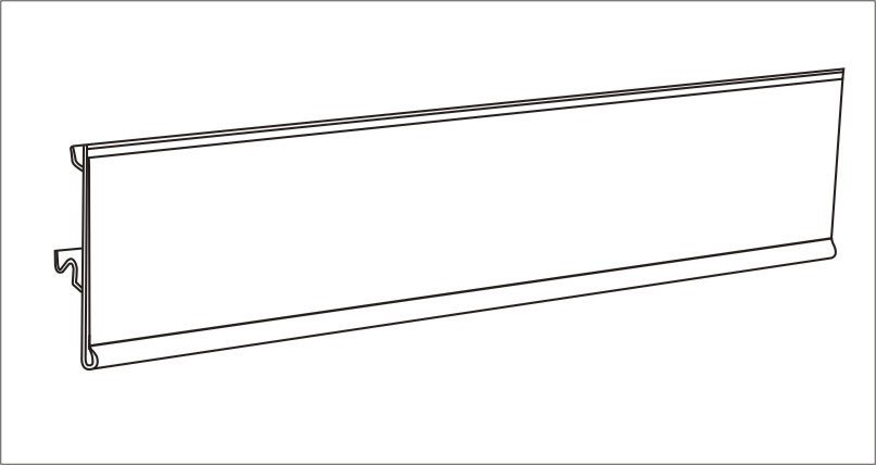 Supermarket shelf C-Channel price label tag holder- Ningbo Yinzhou Tianjie Industrial