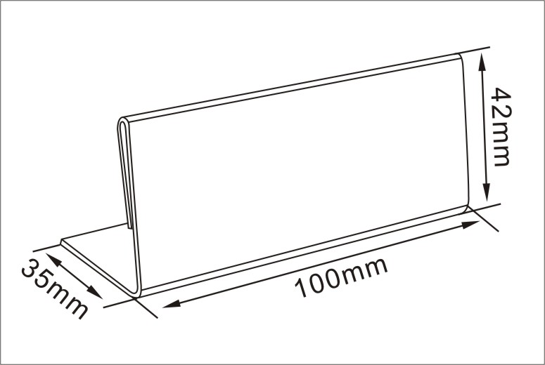 slant back table sign holder-2