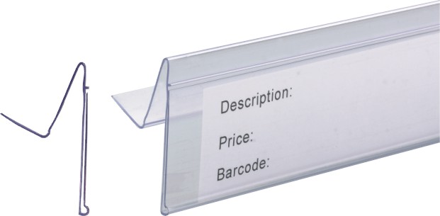 Adhesive tape Extrusion data strip Talkers for supermarket shelf Ningbo Tianjie