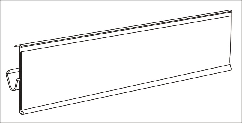 Supermarket data strip For Metal Shelves Ningbo Tianjie