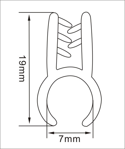 tube clip sign holder