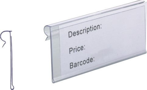 Extrusion moulding wire shelf Label tag holder - Ningbo Tianjie