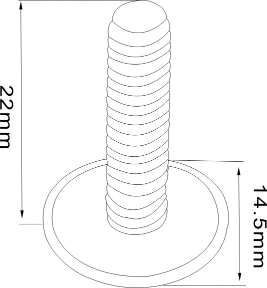 squeeze-on screw/nut-A