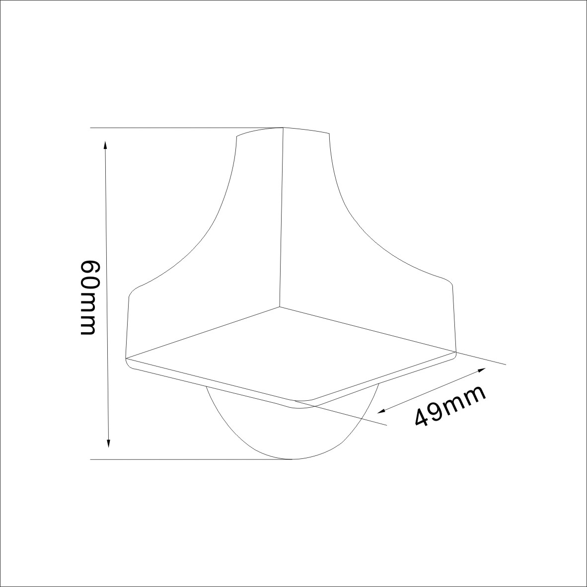 display caster with corner protector and adhesive-1
