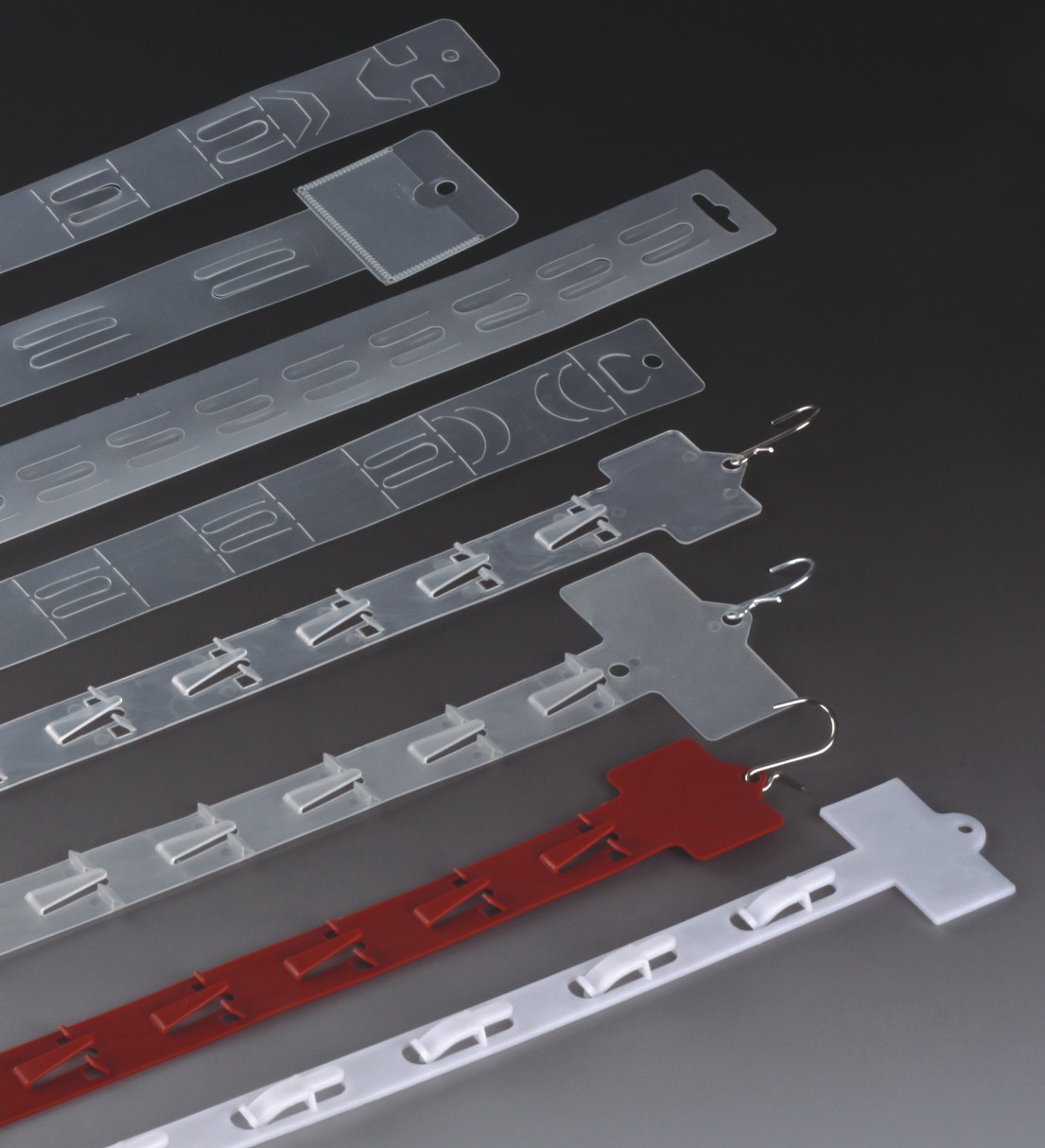 PP clip strips with 12 Hooks