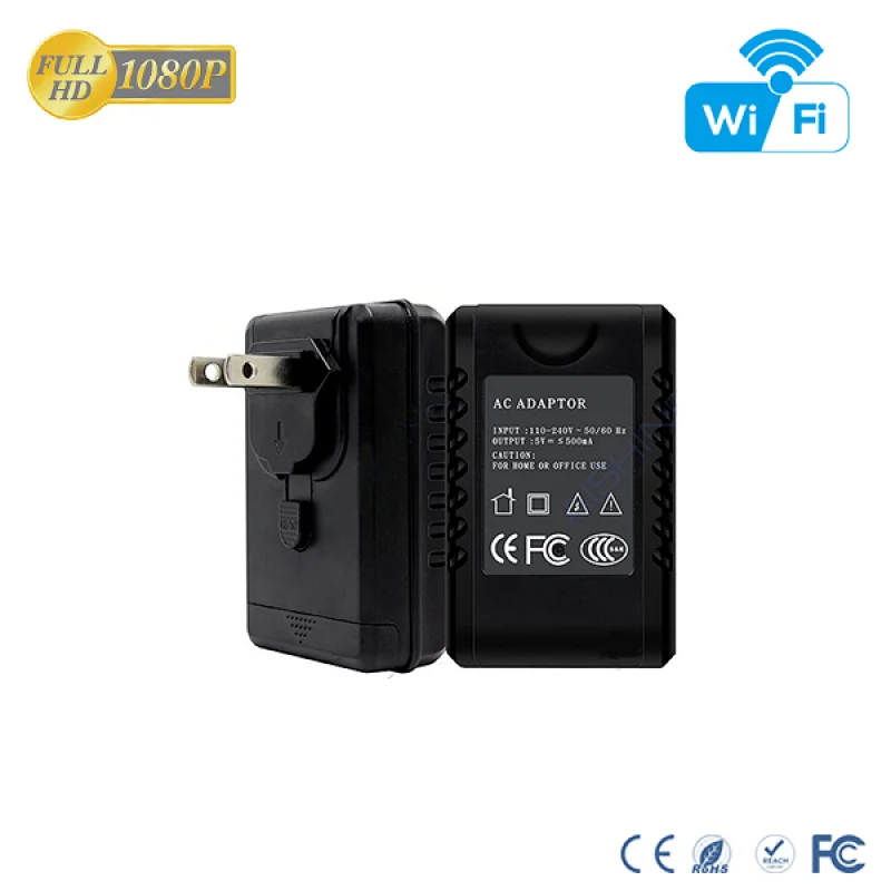 HD 1080P WIFI AC Adaptor WiFi Security Camera