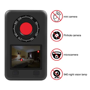 Spy Camera Detector Night Vision Light Detection IR Scanning